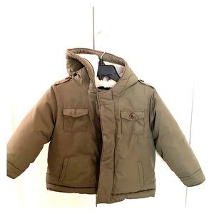 Olive green toddler jacket